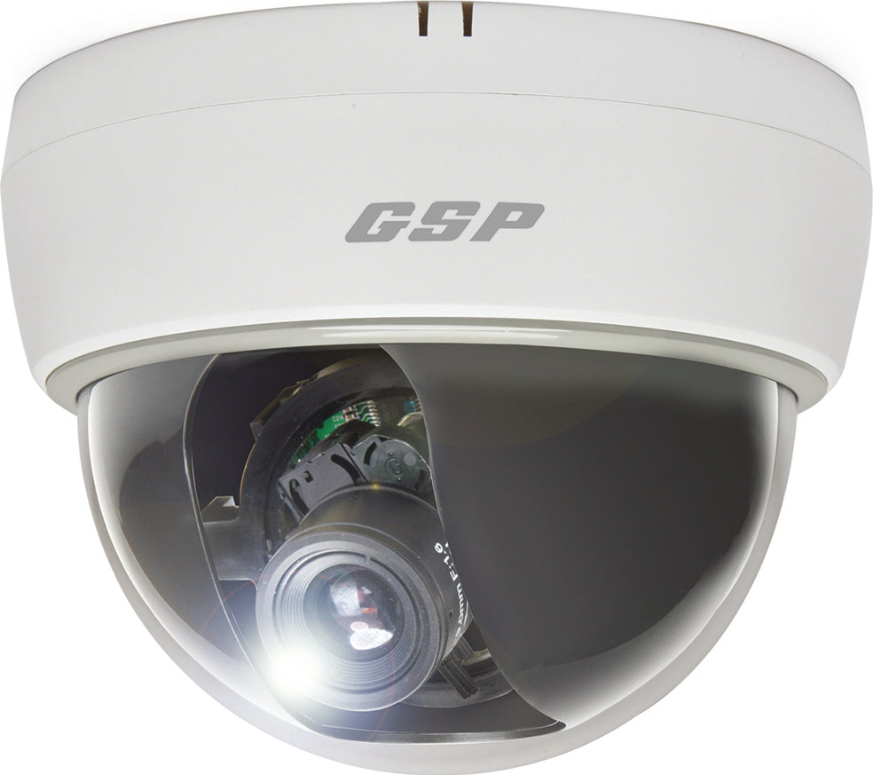 GSP - 3 Axis, D/N Indoor Dome, 600TVL, OSD, 2.8-11mm AI lens, 12VDC/24VAC - PAL