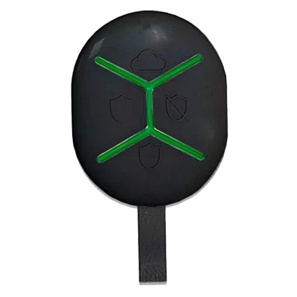 U-Prox Keyfob B4 Black - Wireless Remote, three buttons for controlling and one programmable button
