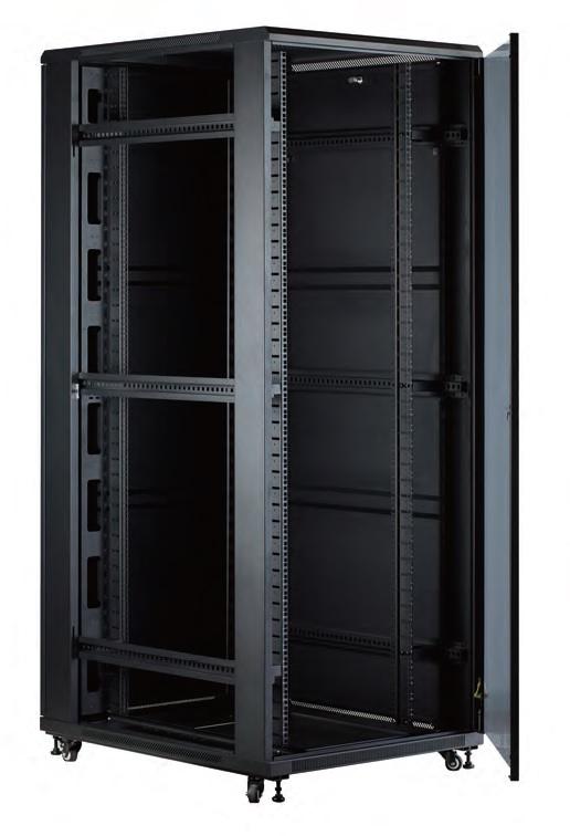 11320209 - Modempak 25RU P Series Cabinet 600W 350 Glass Door & BKMT