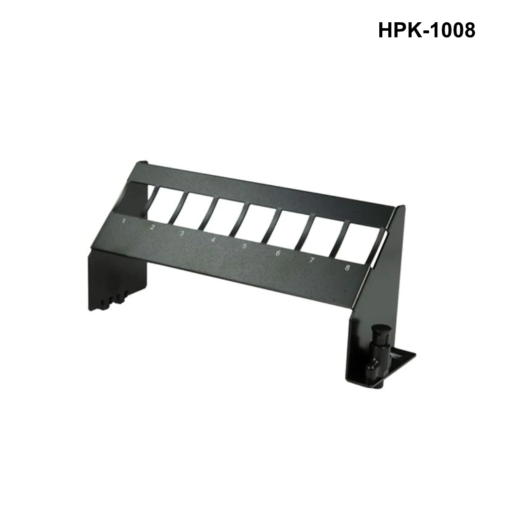 HPK-1008 - 8-Port Angled Mounting Blank Panel - 0