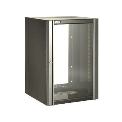 11320206 - Modempak 18RU P Series Cabinet 600W 350 Glass Door & BKMT