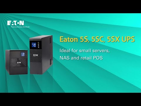 5SC1000I - Eaton 5SC 1000 VA Tower - Tower - 5 Minute Stand-by - 230 VAC Input - 240 VAC Output --4
