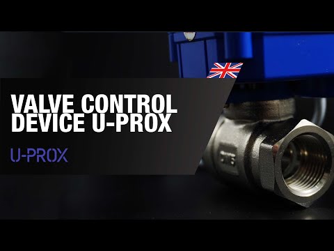 U-Prox Valve DN20 - 12V motorized valve 3/2″ or 1/2″ with manual control - 0