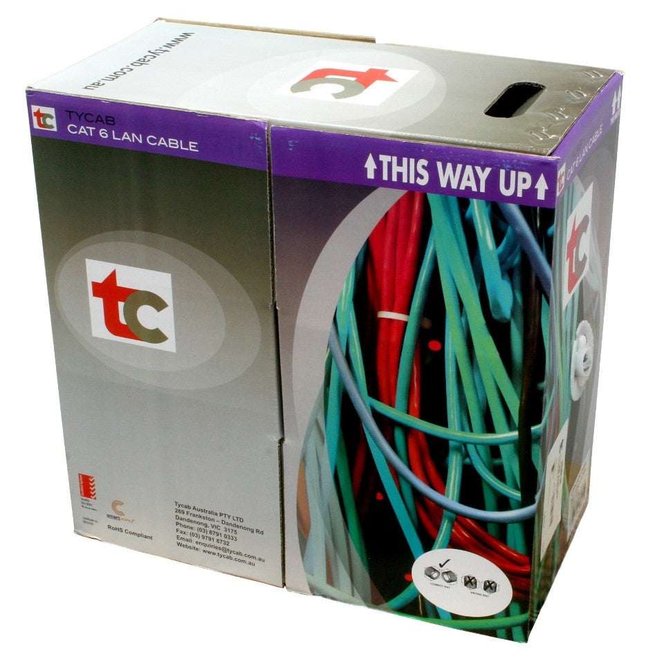 DPA81051R305 - Tycab Cat6 UTP Cable Solid Conductor - Green - 0