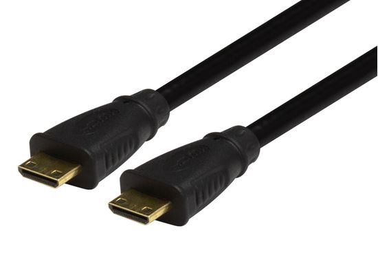 DYNAMIX_5m_v1.4_HDMI_Mini_to_HDMI_Mini_Cable._Max_Res:_4K@60Hz._Colour_Black. 919