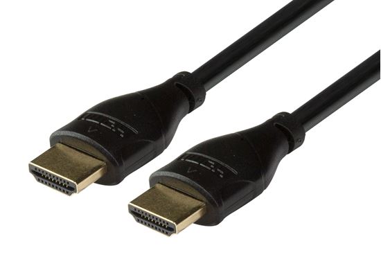 DYNAMIX_0.5m_HDMI_10Gbs_Slimline_High-Speed_Cable_with_Ethernet._Max_Res:_4K2K@24/30Hz_(3840x2160)_8_Audio_channels._8bit_colour_depth._Supports_CEC,_3D,_ARC,_Ethernet. 862