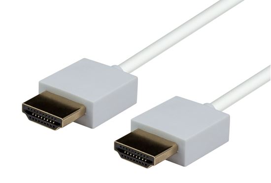 DYNAMIX_2M_HDMI_WHITE_Nano_High_Speed_With_Ethernet_Cable._Designed_for_UHD_Display_up_to_4K2K@60Hz._Slimline_Robust_Cable._Supports_CEC_2.0,_3D,_&_ARC._Supports_Up_to_32_Audio_Channels. 790