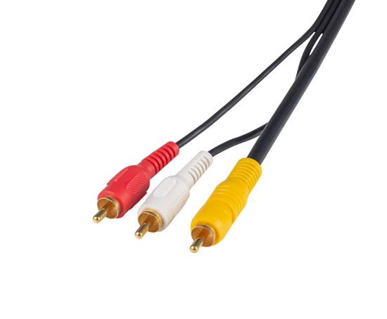 DYNAMIX_5m_RCA_Audio_Video_Cable,_7_to_3_RCA_Plugs._Yellow_RG59_Video,_standard_Red_&_White_audio_with_gold_plated_connectors. 424