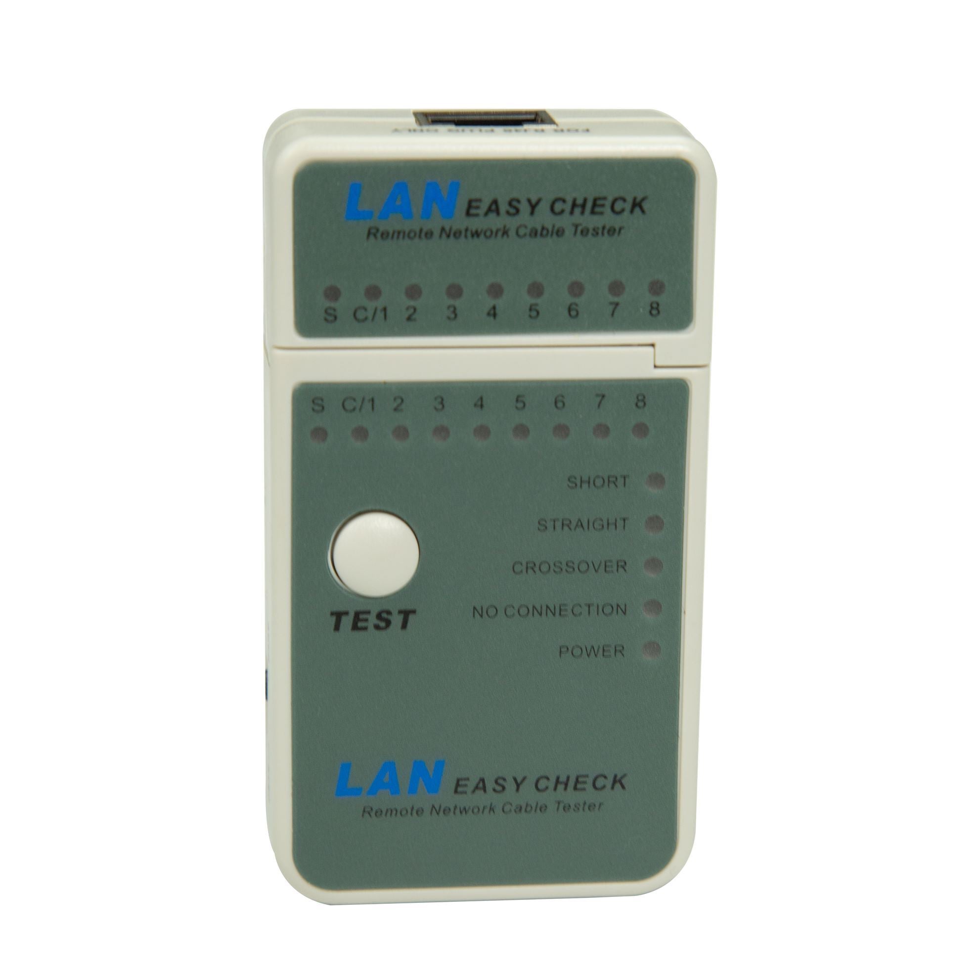 DYNAMIX Mini LAN Data Cable Tester with LED & Beep Sound Indicators. - 0