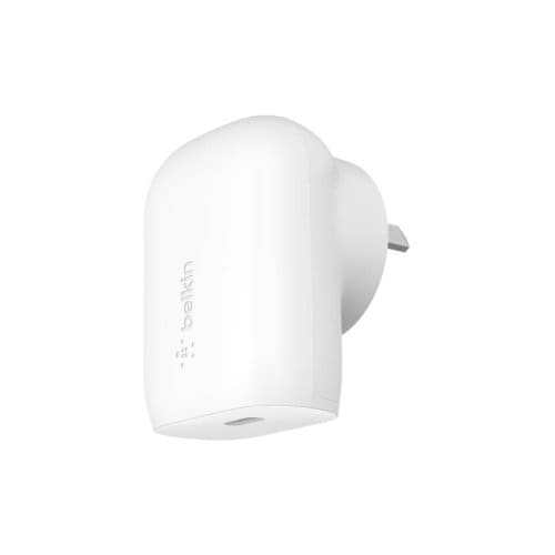 WCA005AUWH - Belkin USB-C PD 3.0 PPS Wall Charger 30W - 30 W - 6 A Output - White