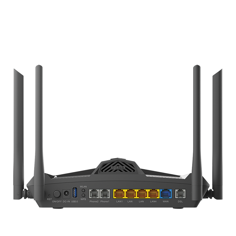 DSL-X1852E - D-Link AX1800 Wi-Fi 6 VDSL2 /ADSL2+ Modem Router with VoIP