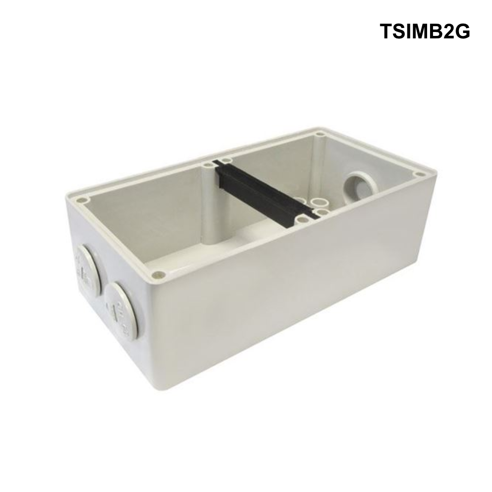 TSIMB - Mounting Base and Lids IP66, Stainless Steel Cover Fastening - Options 1G to 8G - 0