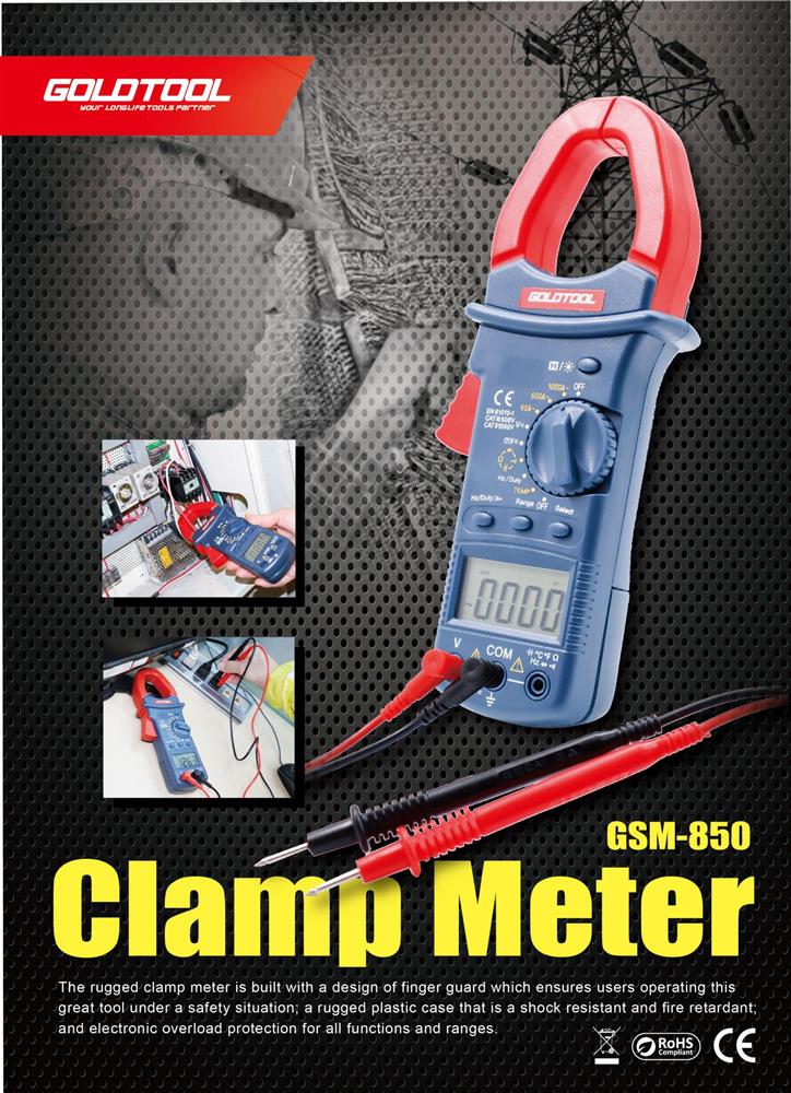 GOLDTOOL_Rugged_Clamp_Meter_Tester._Shock_Resistant_Plastic_Case_Overload_Protection_LED_Display_AC:_1V--300V_DC:_0.5V--300V_AC:_10mA--200A_Auto_Power_Off_Includes_Battery_&_Testing_Leads.