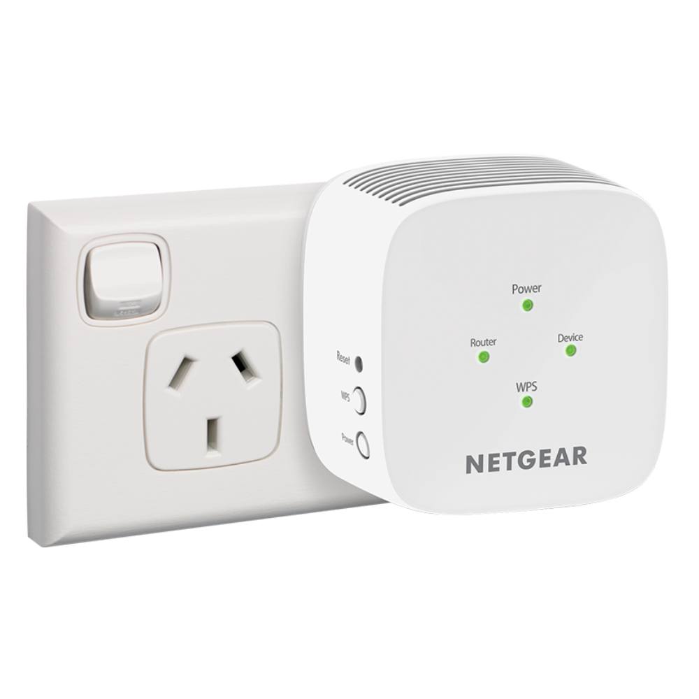 Netgear EX3110-100AUS - AC750 WiFi Range Extender - Wall Plug - 0