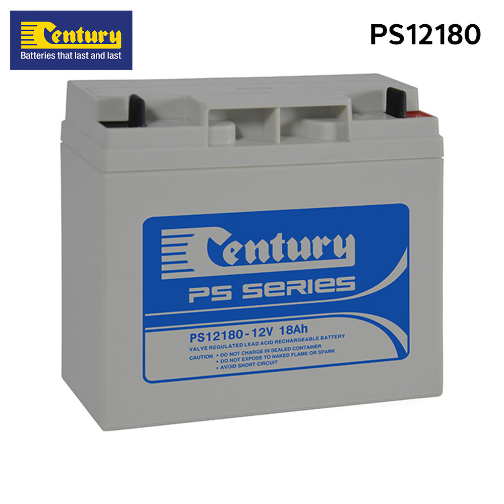 PS12180 - Century PS Series 12VDC 18Ah Alarm Battery