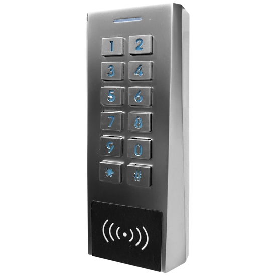 PW WIEGAND-SK4 - Zinc Alloy Outdoor Prox/Pin Reader Architrave Style Keypad. IP66.