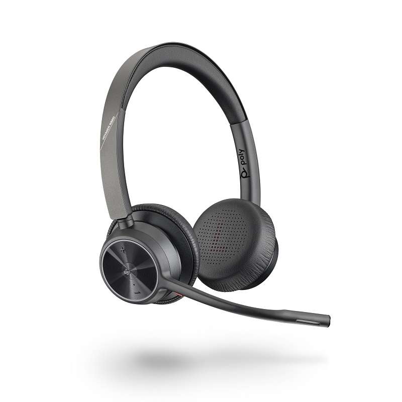 218475-02 - Poly Voyager 4320-M Teams Edition USB-A Bluetooth Headset – No Stand
