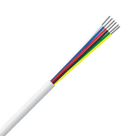 6 core, 0.22mm², 100% copper, tinned, security cable (msec 6072 tcw) 