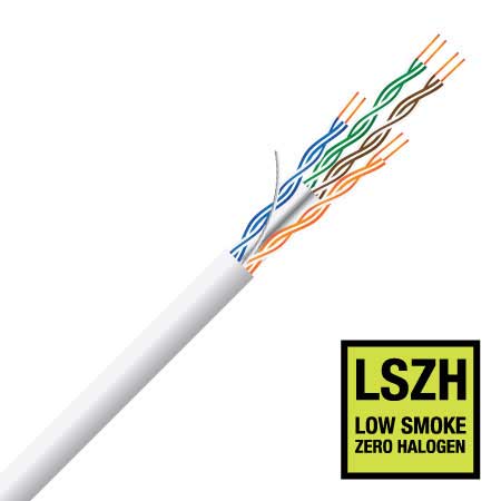 cat6, utp, white, lszh, network cable (msec c64p lszh white) 