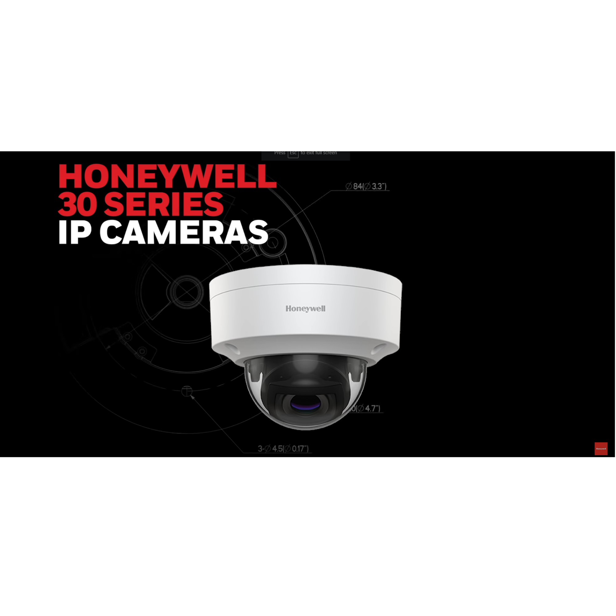 Honeywell IP Vandal Dome Cameras