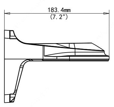 UniView TR-WM03-D-IN - Weatherproof Aluminium Alloy Wall-mount Bracket