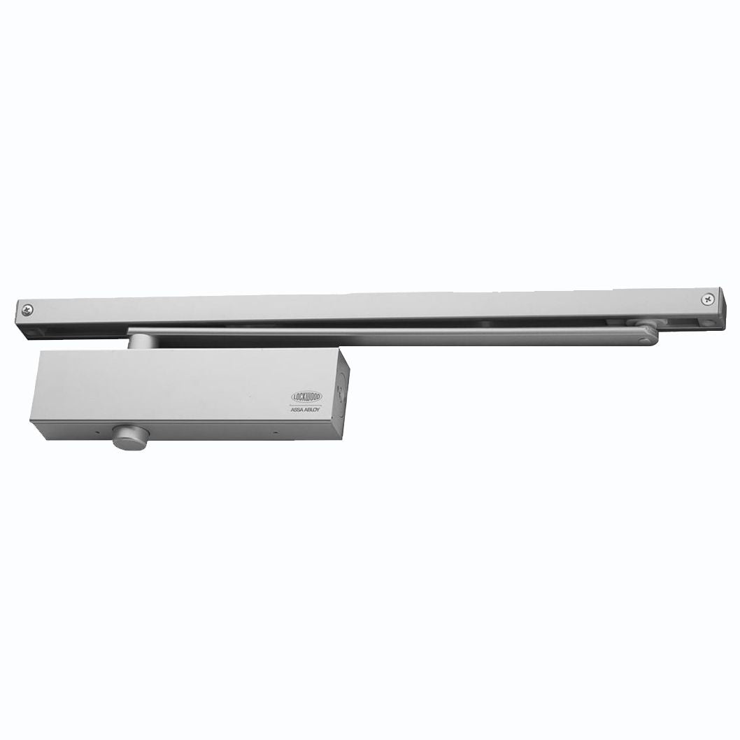 726 Series Size 2-6 Slide Rail Closer Adjustable BC Clip-on Cover Silver - 0