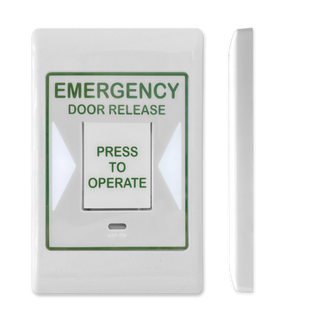 Mechanical Emergency Egress for Access Control applications - Emergency request to exit plate