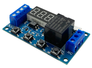 AT2-PCB - Universal timer board 5V -30V DC with 9 selectable time mode