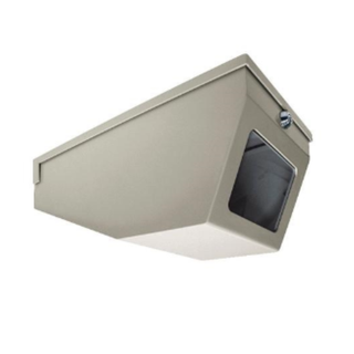 Videotec - Tamperproof camera housing, ceiling mount, lock with individual key