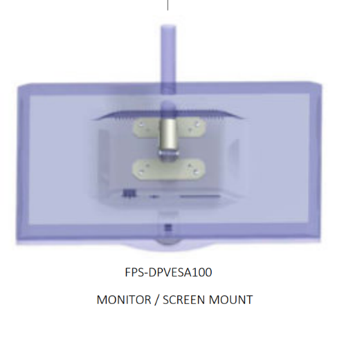 FPSIP-DP1500 - FERN360 Camera Adjustable Dropper Pole 1500-2900mm – White or Black