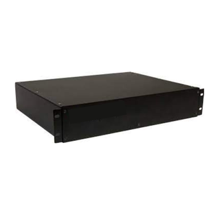 FPAC-ERBE - FERN360 Rackmount Battery Enclosure. Fits up to four (4) 12VDC 8 amp hour batteries and can be configured for 12V, 24V, or simultaneous 12 and 24V use