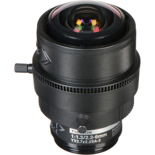 Fujinon Megapixel - 1/3", 3 MP, 2.2-6mm, F1.3, Manual Iris, CS Mount - YV2.7x2.2SA-2