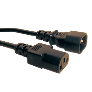 ACL158-04 - Eaton Standard Power Cord - Red - 40 cm Cord Length - IEC 60320 C14 / IEC 60320 C19