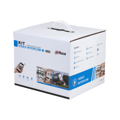 DHI-KTX01(S) - Dahua -DAHUA 2-wire Wi-Fi Hybrid VTO02003F-P+VTH5123H-W Video Intercom kit - 0