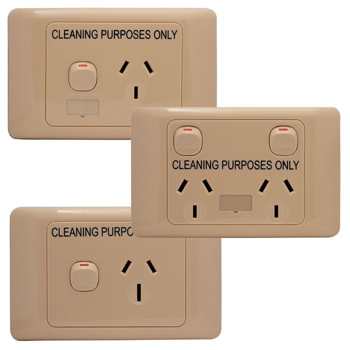 OM Series – Horizontal Cleaners Single/Double Socket Outlets Switched 10/15 Amp 250V a.c.-Alliancewholesale