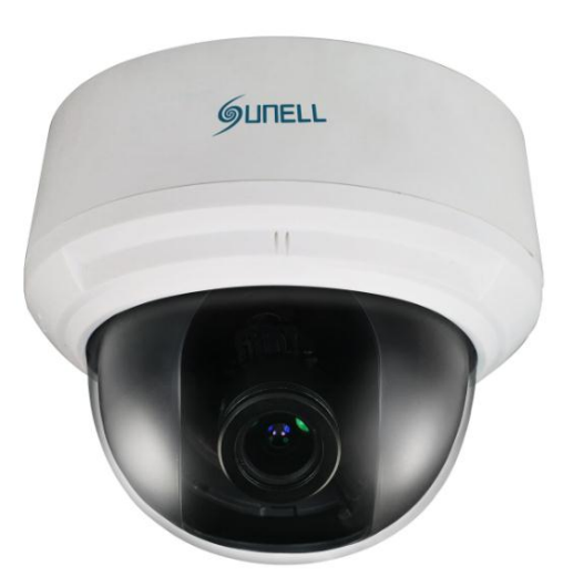 Sunell - 2MP Indoor dome, 2.8-12mm lens, 12VDC/PoE