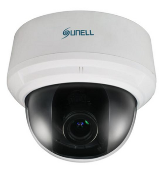 Sunell - 2MP Indoor dome, 2.8-12mm lens, 12VDC/PoE
