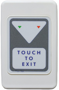 Prox-Rex - (Touch to Exit) is a touchless egress unit designed for use with Access Control Systems