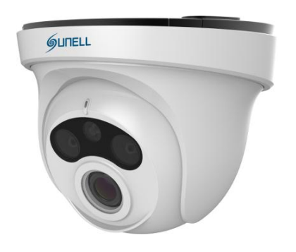 Sunell - 4MP IR Minidome, 3.6mm lens, 12VDC/PoE, 10-15m IR