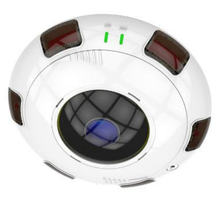 Sunell - 6MP Fisheye, 6pcs LED, 20m IR distance, 12VDC/PoE,Wall & Ceiling Mountable