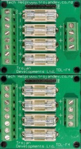 TDL-8FB – Trojan 8 Way 3 Amp Fuse Board, AC & DC Power Supplies