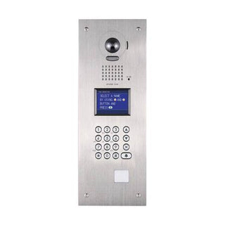GT-DMA - Aiphone Stainless steel flush mount door station with digital keypad and 3.5" Colour LCD Screen