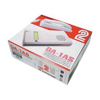 DA1MD - Aiphone Kit comprising handset, single call door station (silver) & PSU - 0