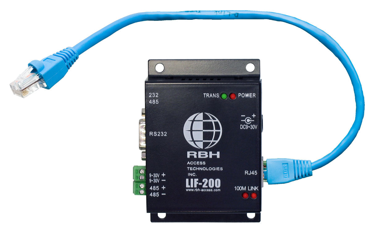 RBH-LIF-200 - RBH LAN Interface Module (TCP/IP) (10/100MB, RS232 and RS485) - 0