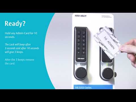 Abloy ML5000 Series Vertical Digital Cabinet Locks with 2 Proximity Cards-4