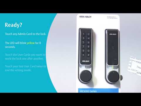 Abloy ML5000 Series Vertical Digital Cabinet Locks with 2 Proximity Cards-5