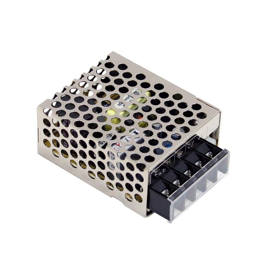 RS-15-24 - Mean Well Enclosed PSU 24VDC 625MA