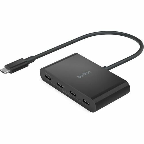 AVC018BTBK - Belkin Connect USB-C 4-Port Hub, Adapter Dongle, 4xUSB-C Ports & 100W PD Max 10Gbps Data Transfer Mac/Chromebook