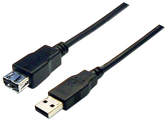 DYNAMIX_2m_USB_2.0_Cable_USB-A_Male_to_USB-A_Female_Connectors. 1051