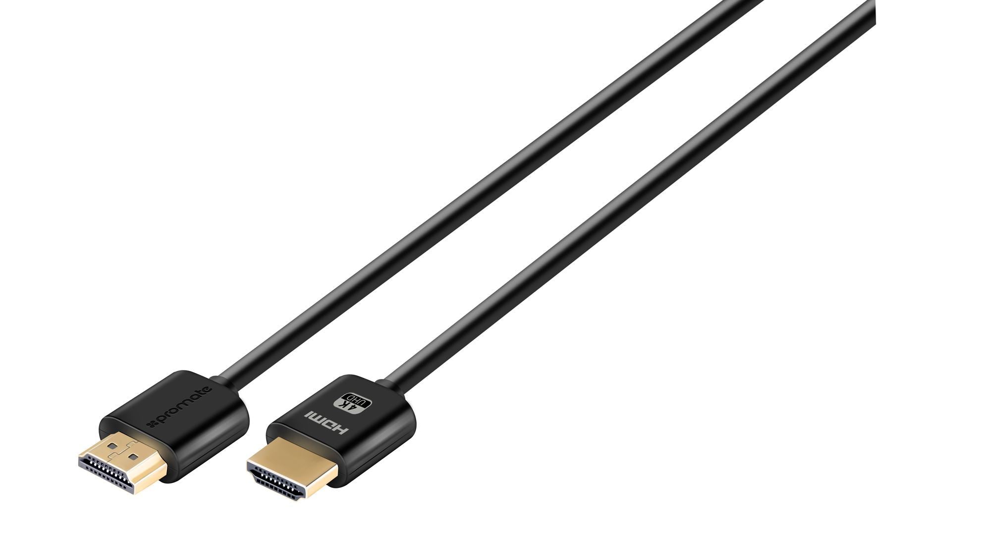PROMATE_10m_4K_HDMI_cable_with_24K_Gold_plated_connectors._4K_Ultra_HD._High-Speed_Ethernet_Max_Res:_4K@60Hz_(4096X2160)_Colour_Black. 1689